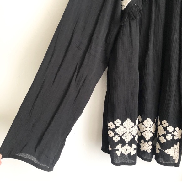 MOSSIMO Open Front Embroidered Jacket - Picture 5 of 9